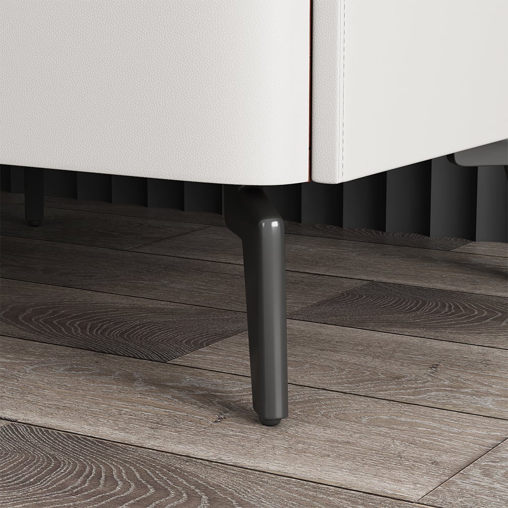 Luxe Marble Top 2-Drawer Bedside Table