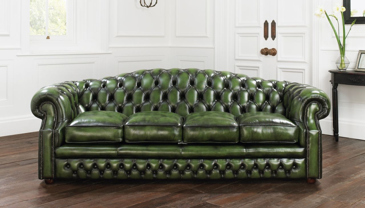 Churchill Chesterfield 4-Seater Sofa