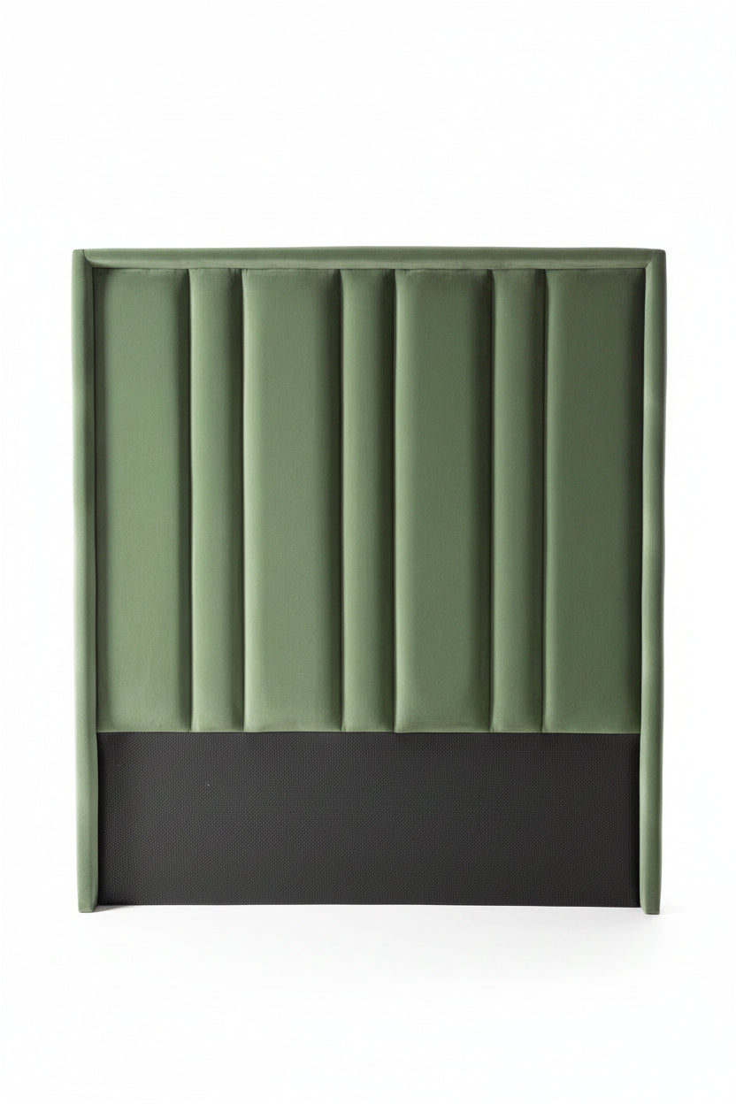 Sage Channel Wingback Headboard