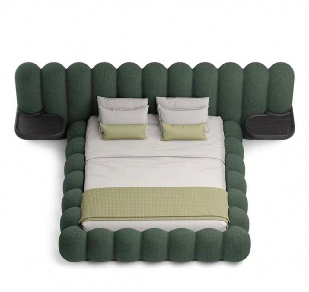 Luxe Bubble Upholstered Bed Suite