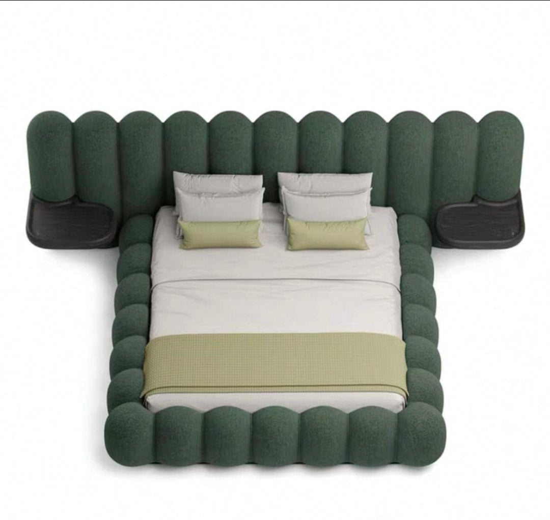Luxe Bubble Upholstered Bed Suite