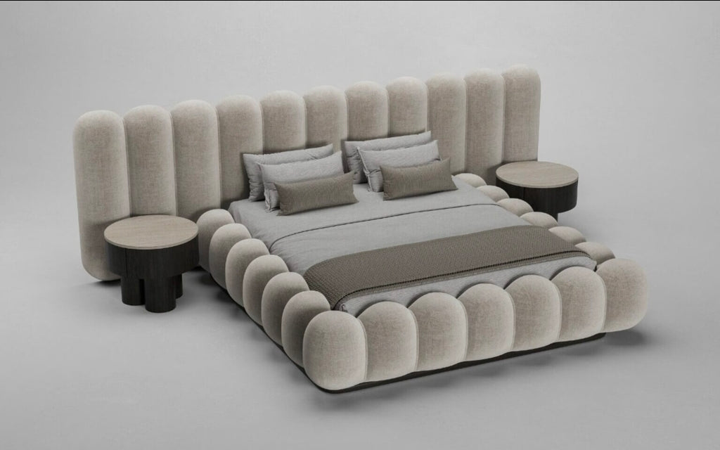 Luxe Bubble Upholstered Bed Suite