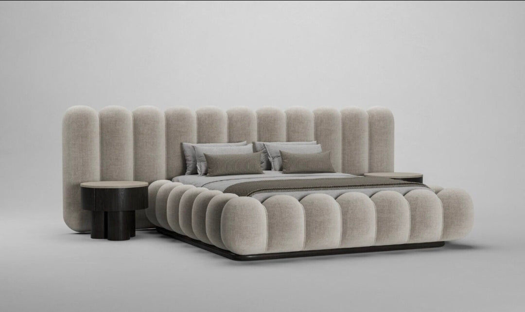 Luxe Bubble Upholstered Bed Suite