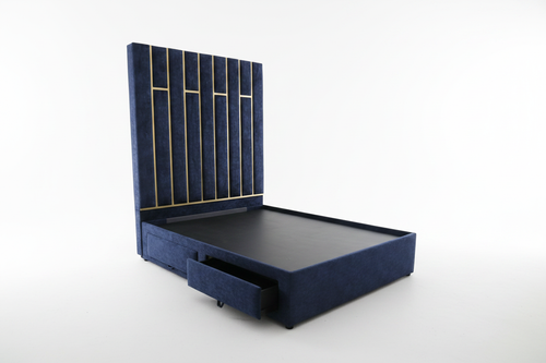 Aurelia Gold Inlay Storage Bed - Studio
