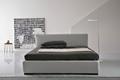 Bed - Gray Linen