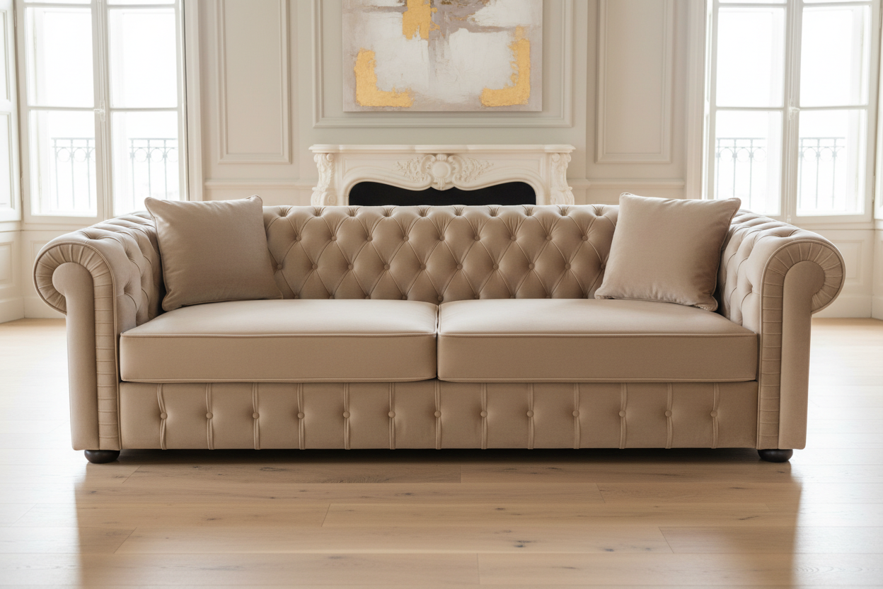 Beige 3-Seater