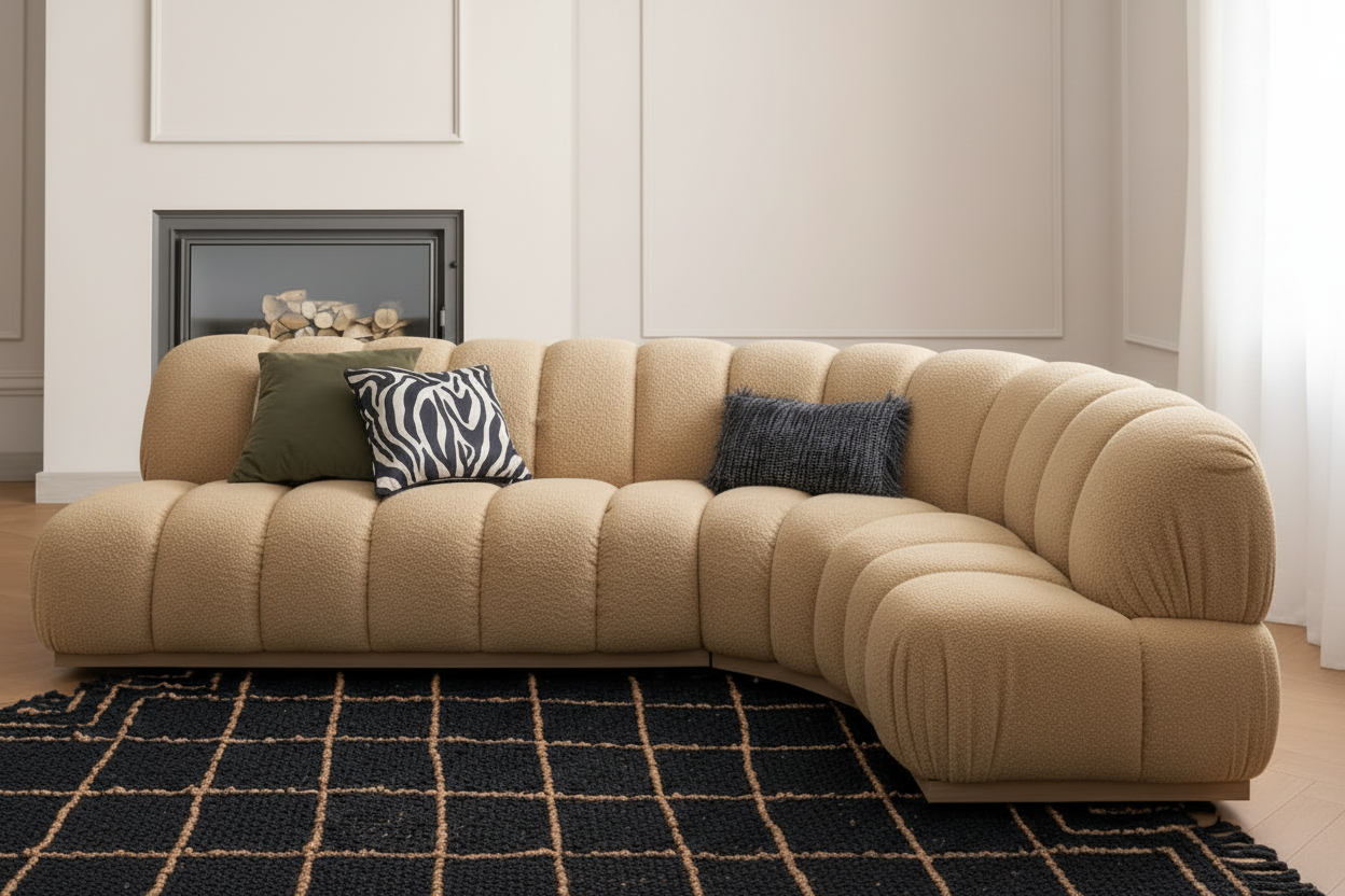 Beige Boucle Marlow