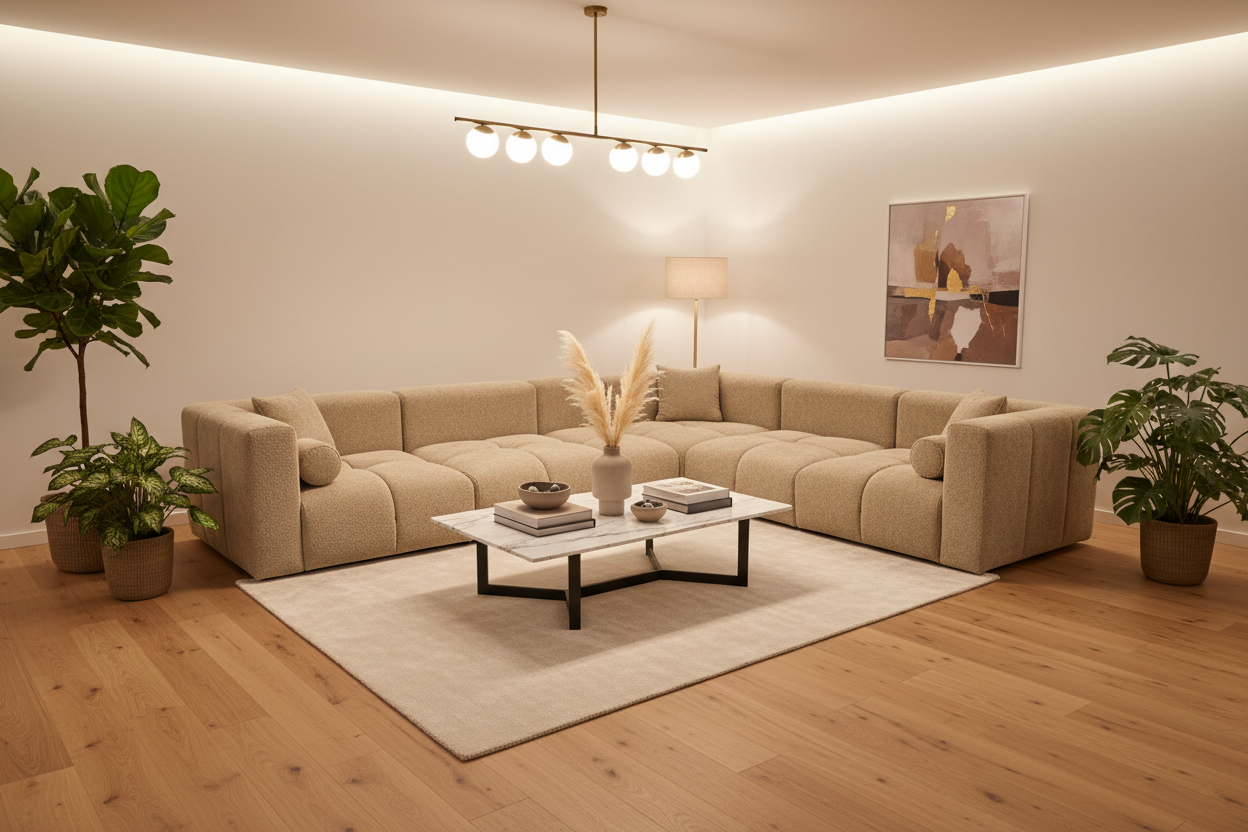 Beige Sofa Living Room