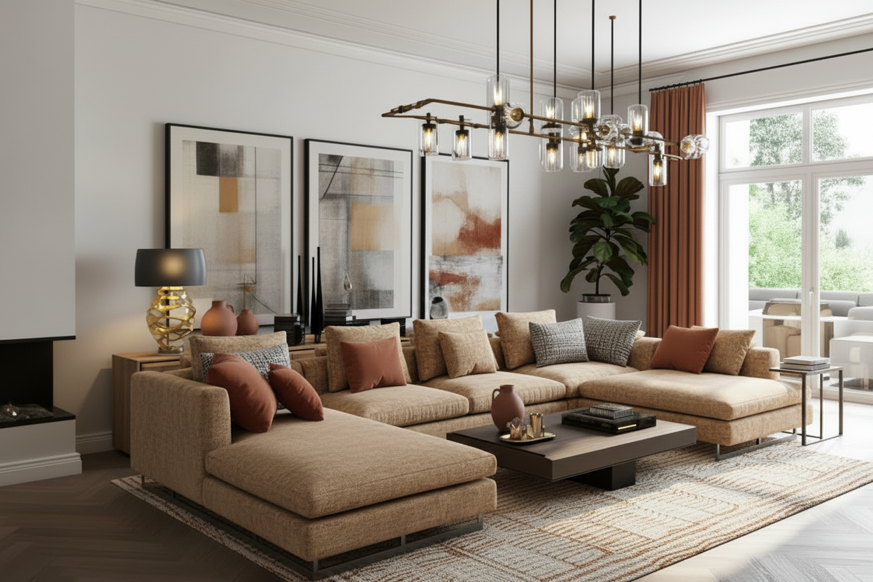 Beige Sofa