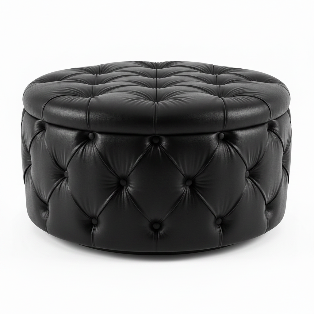 Black Ottoman