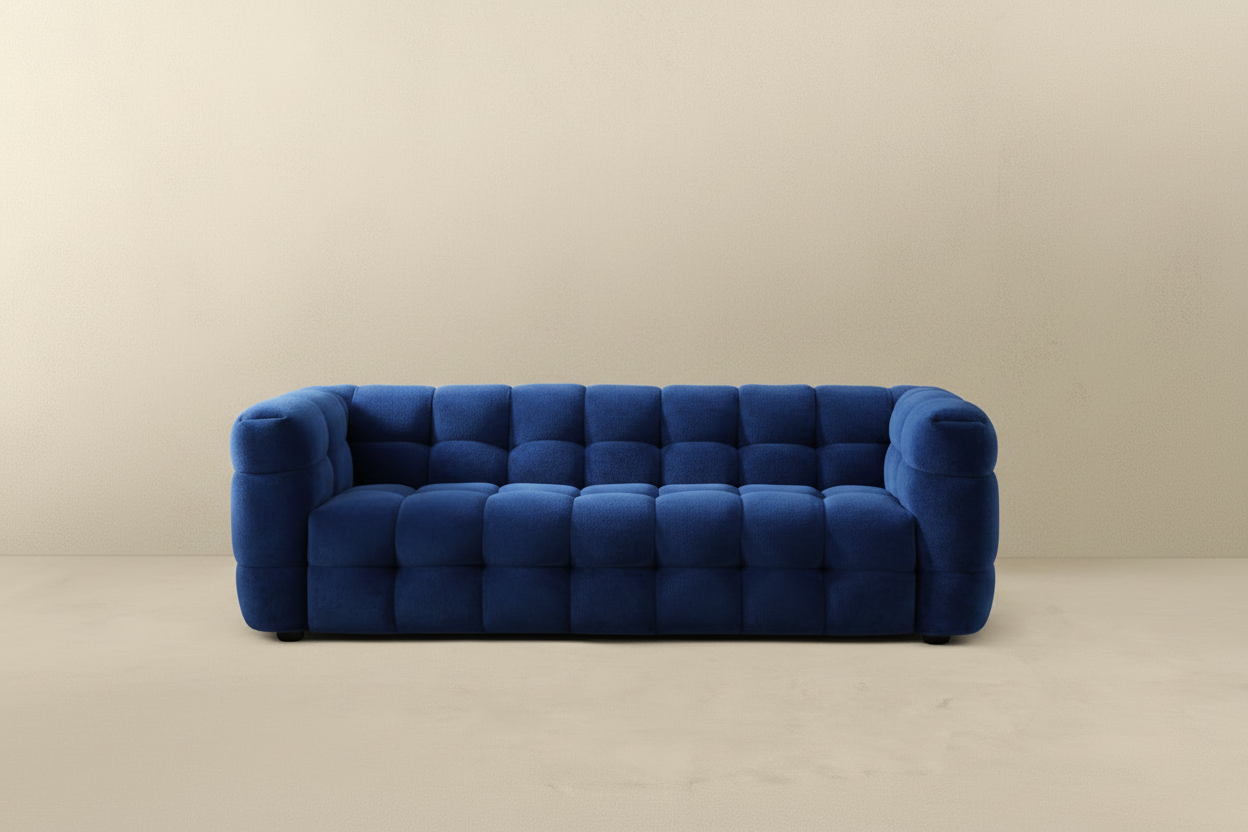 Blue Cube Sofa
