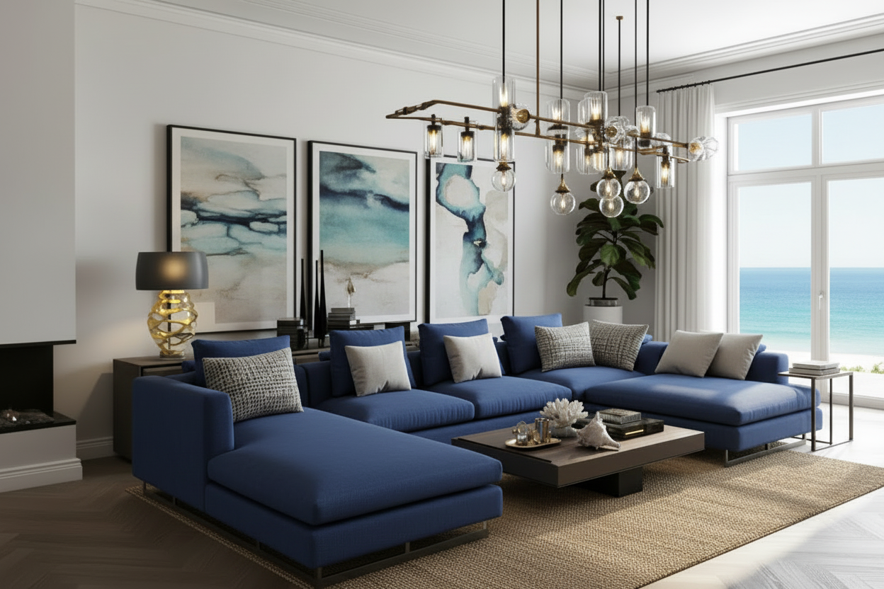 Blue Sofa