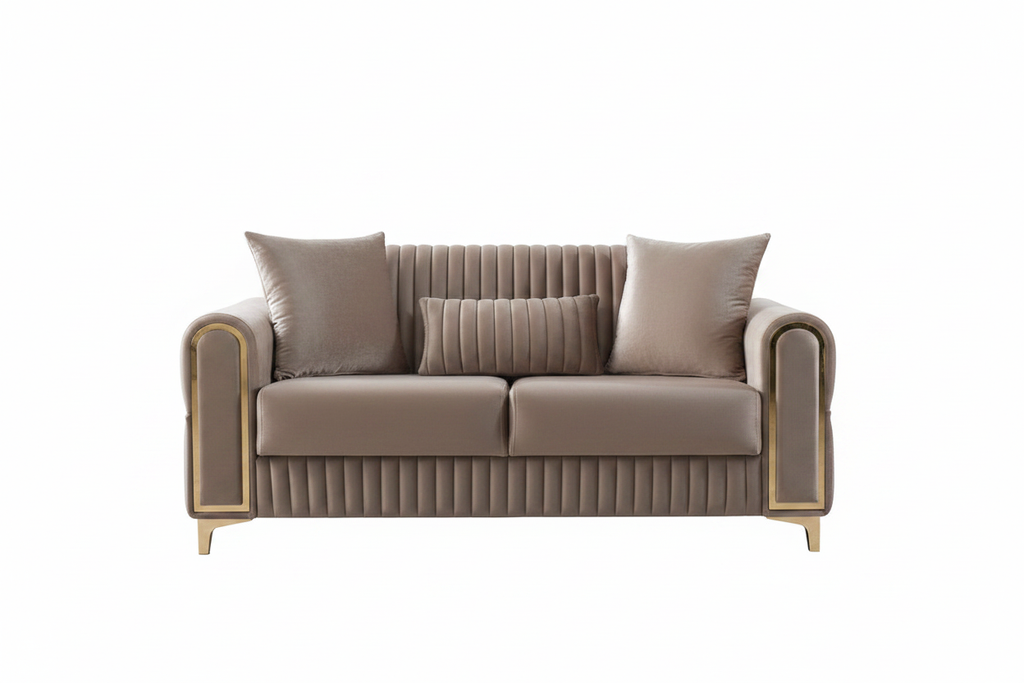 Blush Pink Velvet Sofa Bed