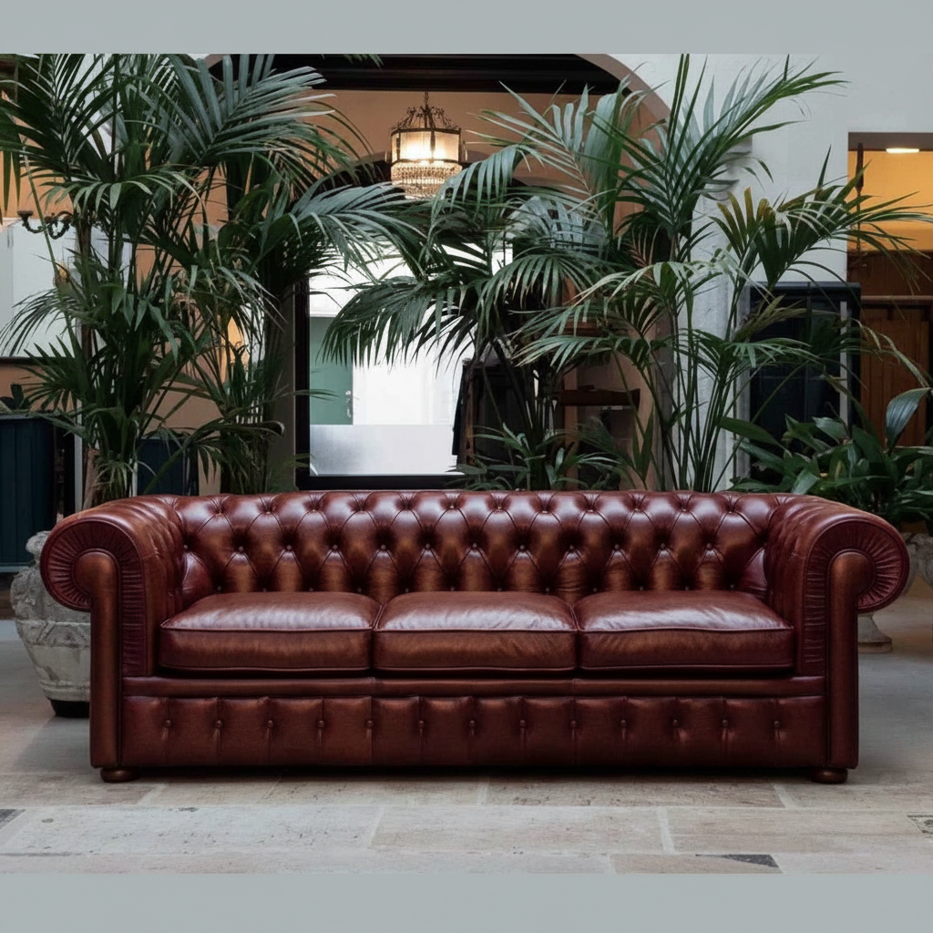 Bronze Chesterfield Sofa