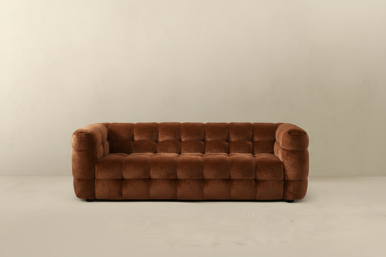 Bronze Cube Sofa