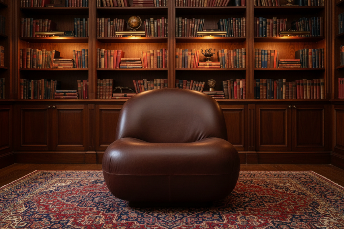 Brown Leather Chair