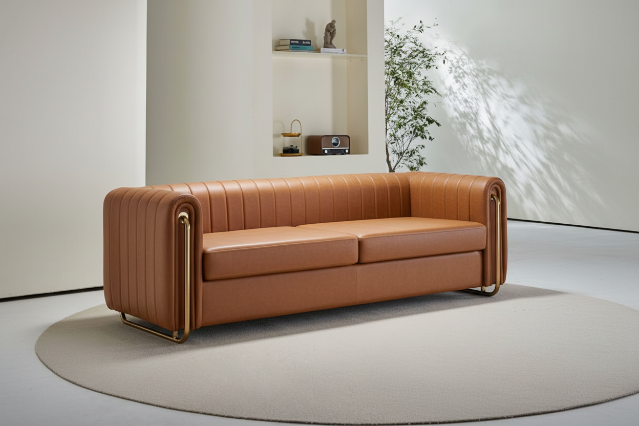 Brown Leather Cleo