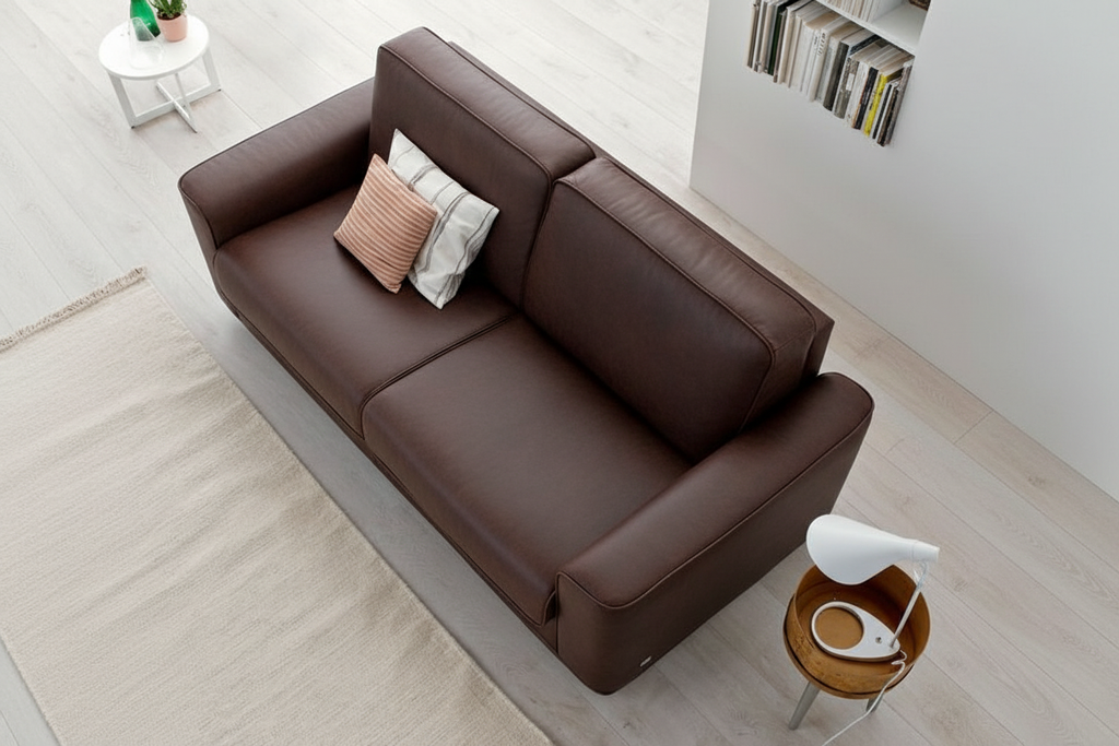 Brown Leather - Top Down