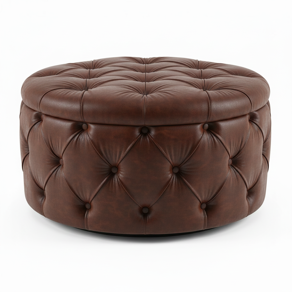 Brown Ottoman