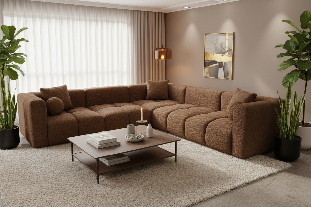 Brown Sofa Living Room