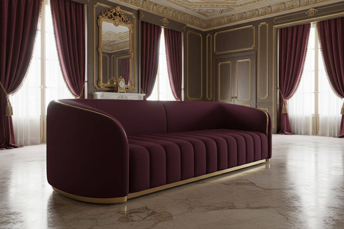 Burgundy Velvet European