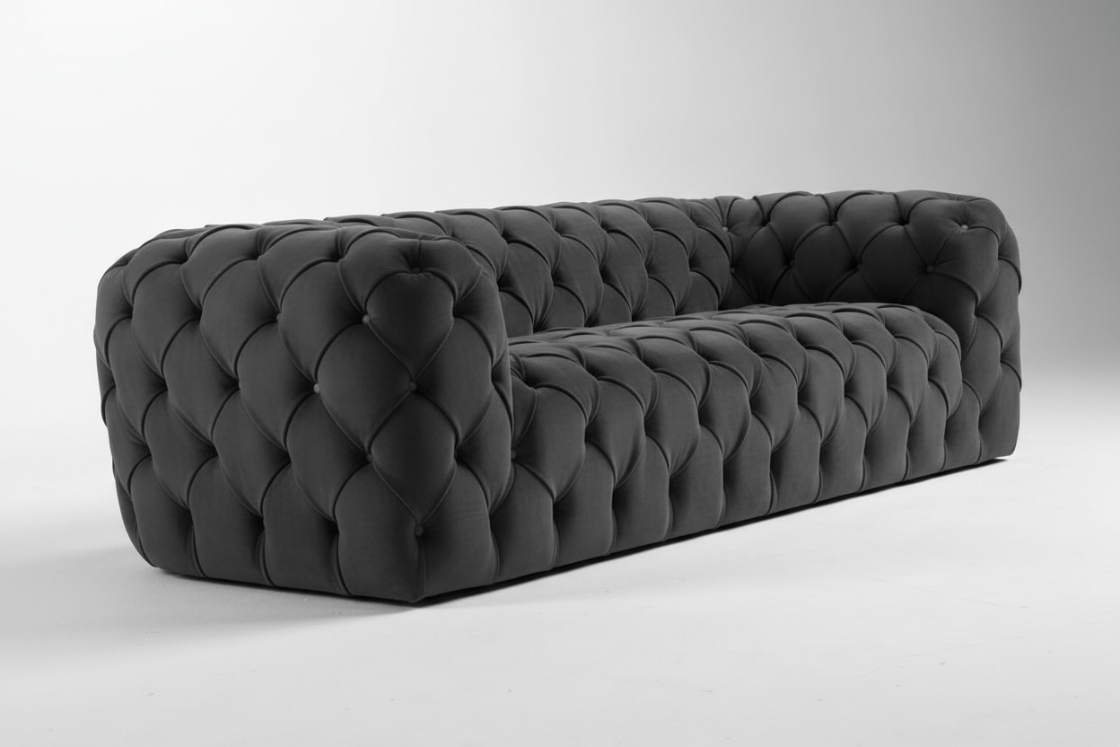 Chesterfield Sofa - Dark Gray