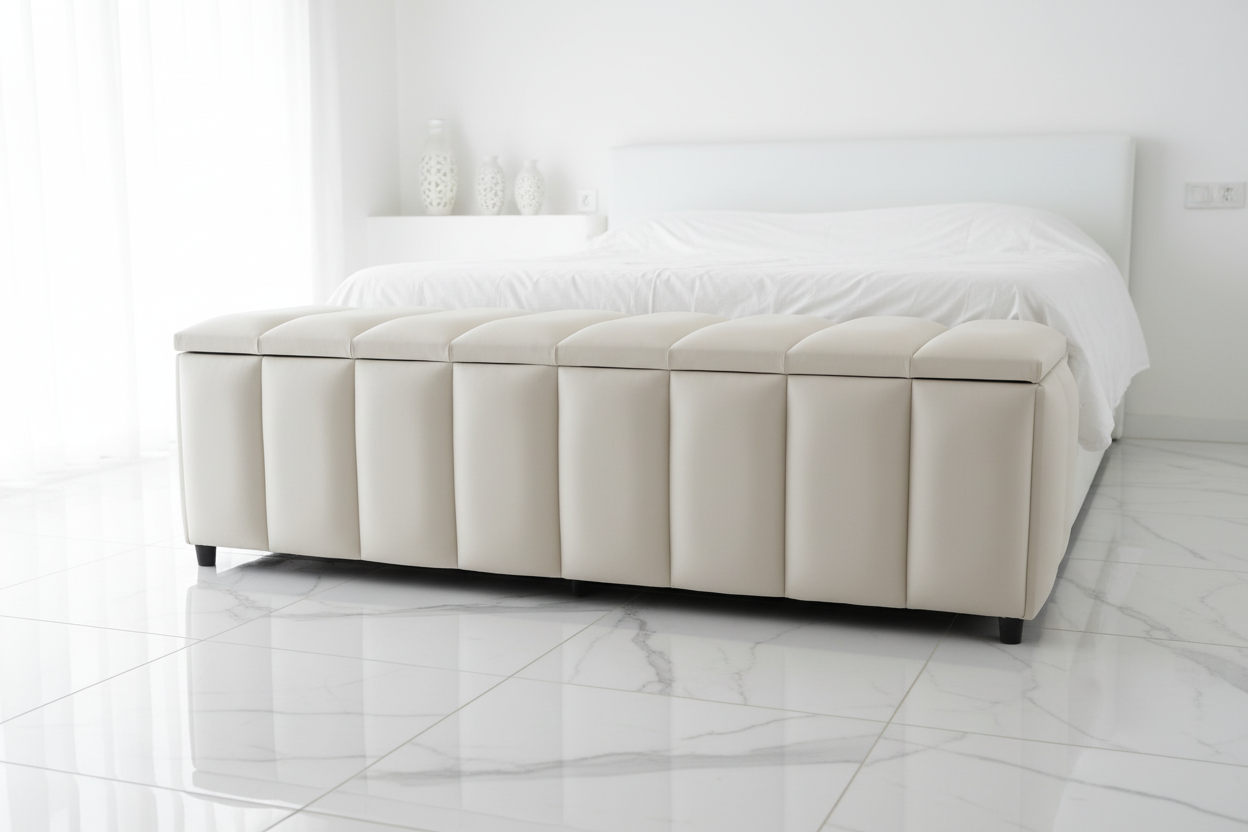 Cream White - Minimalist Bedroom