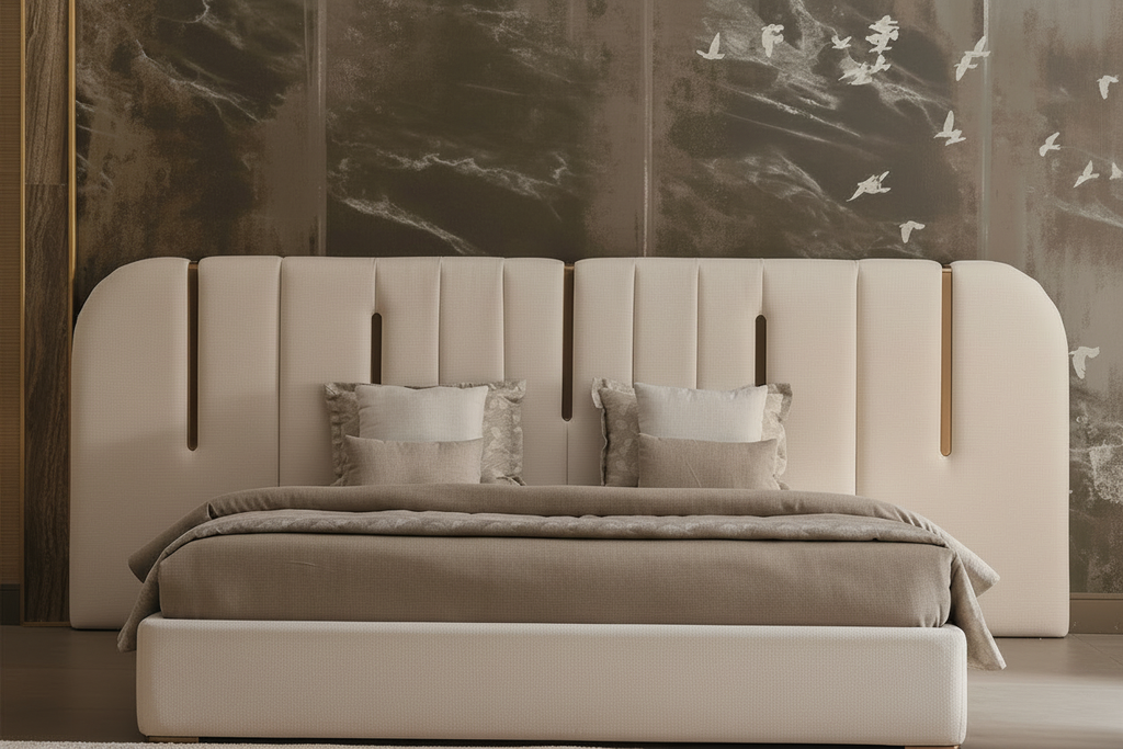 Dark Beige Bed