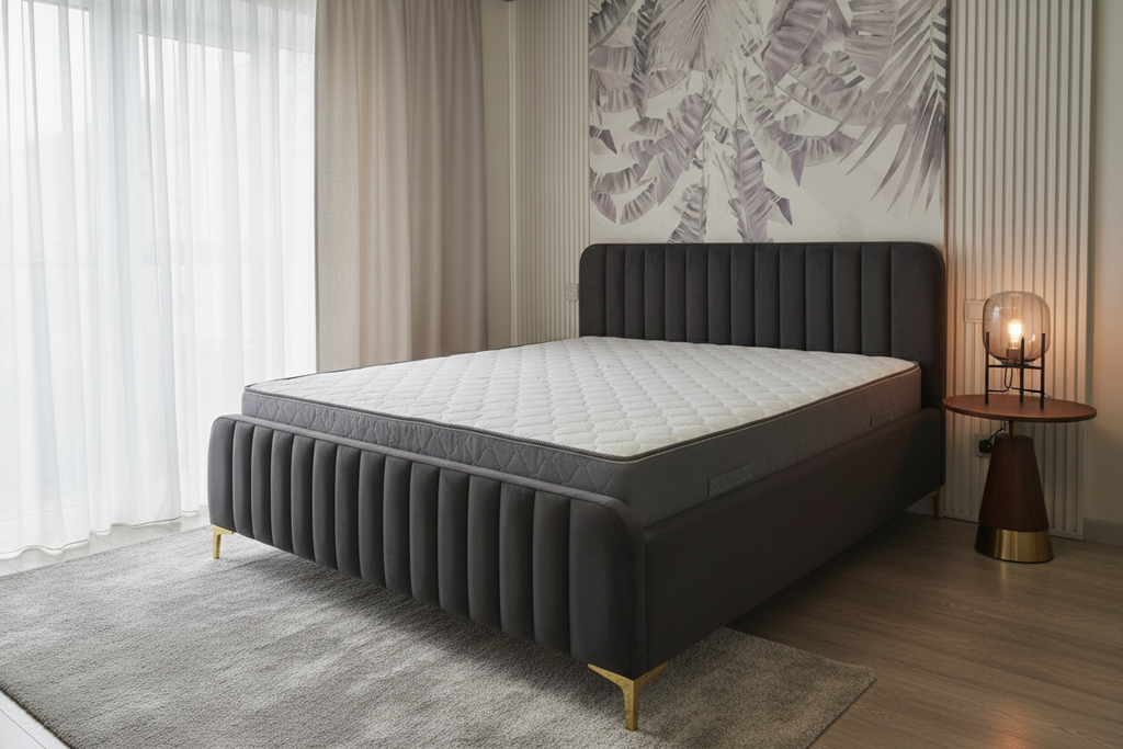 Dark Gray Bed