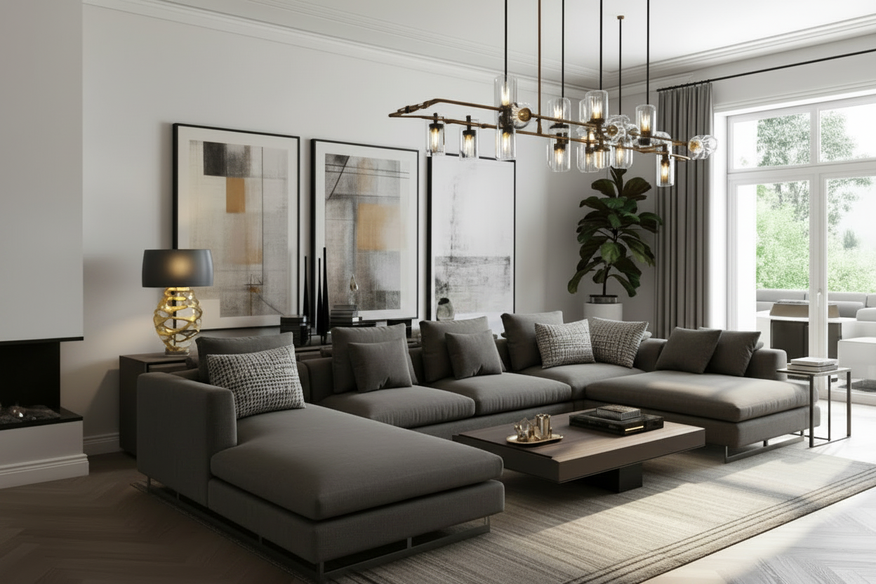 Dark Gray Sofa