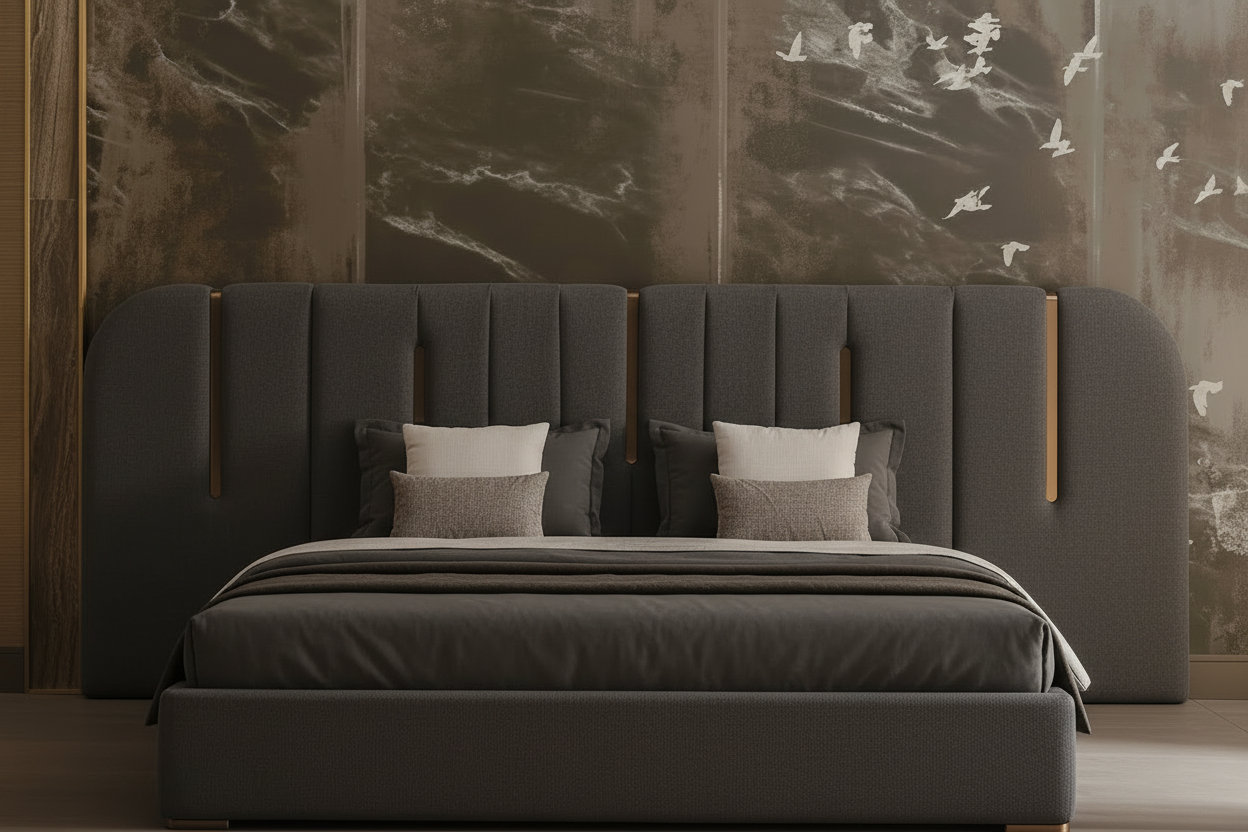 Dark Grey Bed
