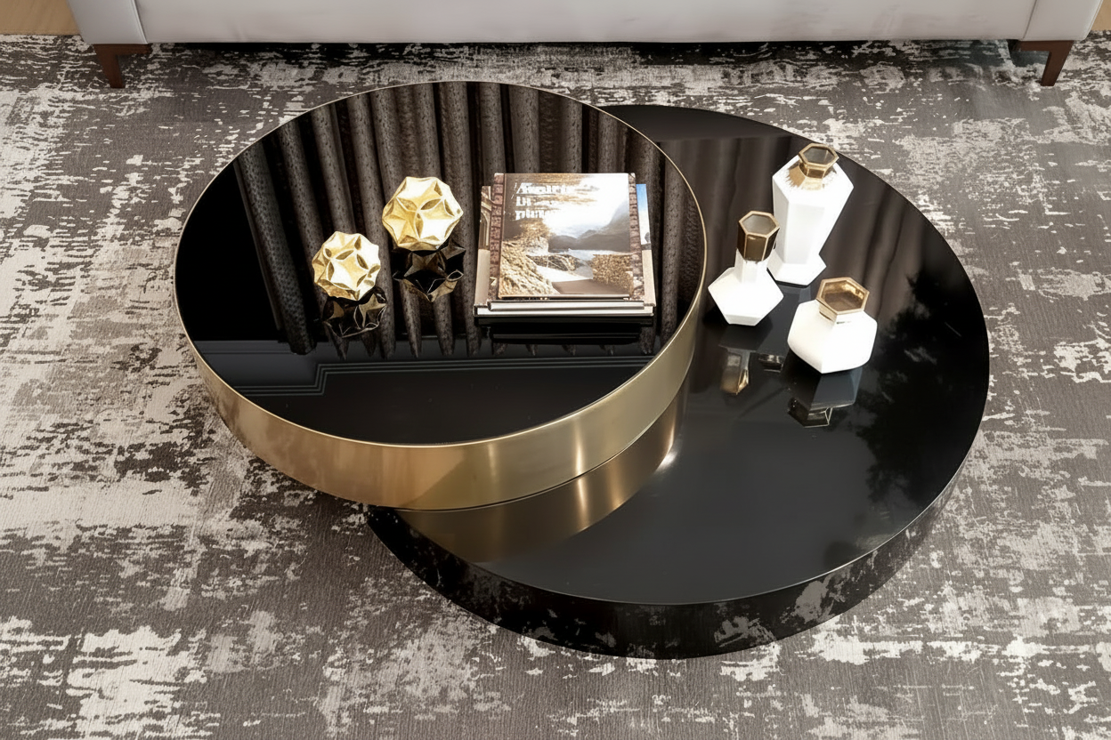 Eclipse Dual Circle Coffee Table