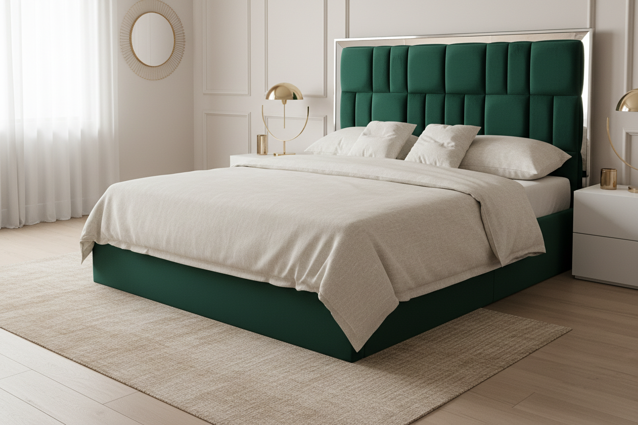 Emerald Green - Neutral Room
