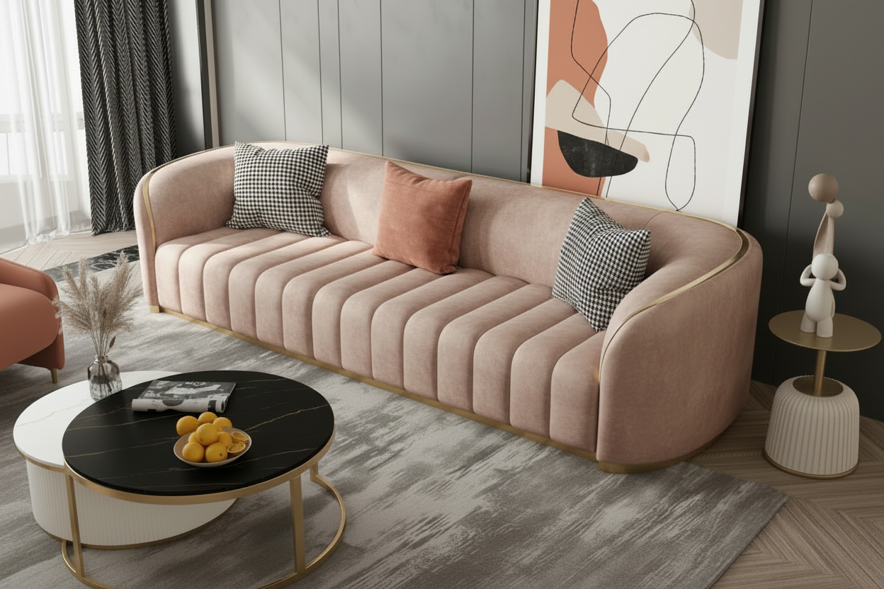 Five-Seater - Blush Pink