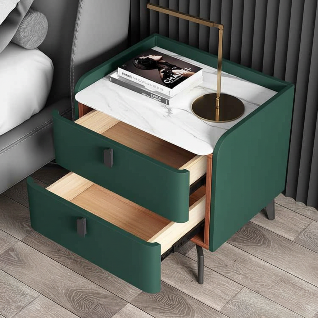 Forest Green bedside table variant
