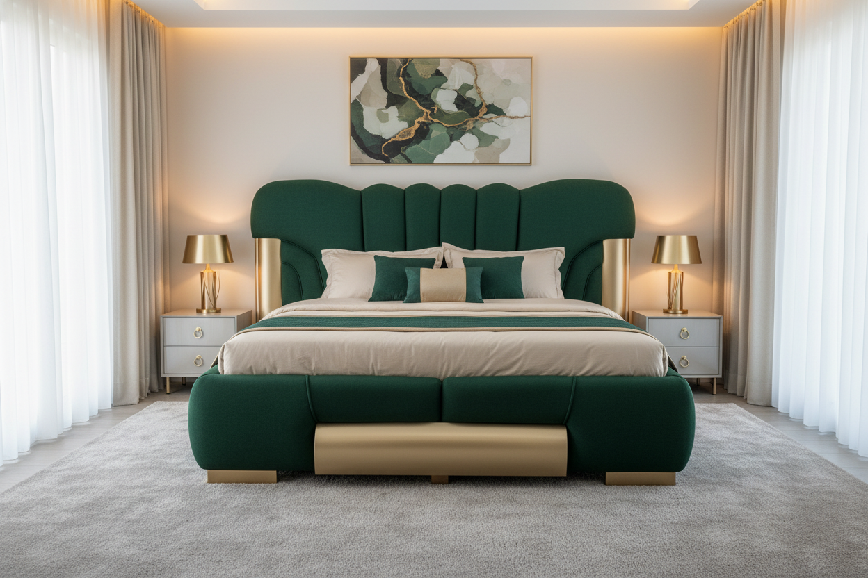 Forest Green Linen