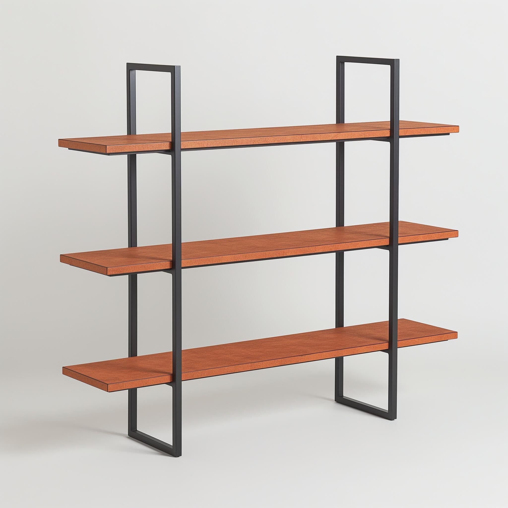 Industrial 3-Tier Open Bookshelf
