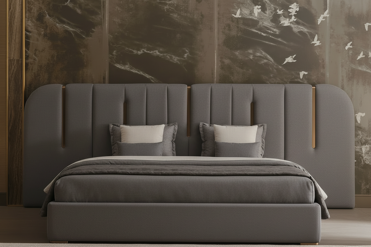 Gray Bed