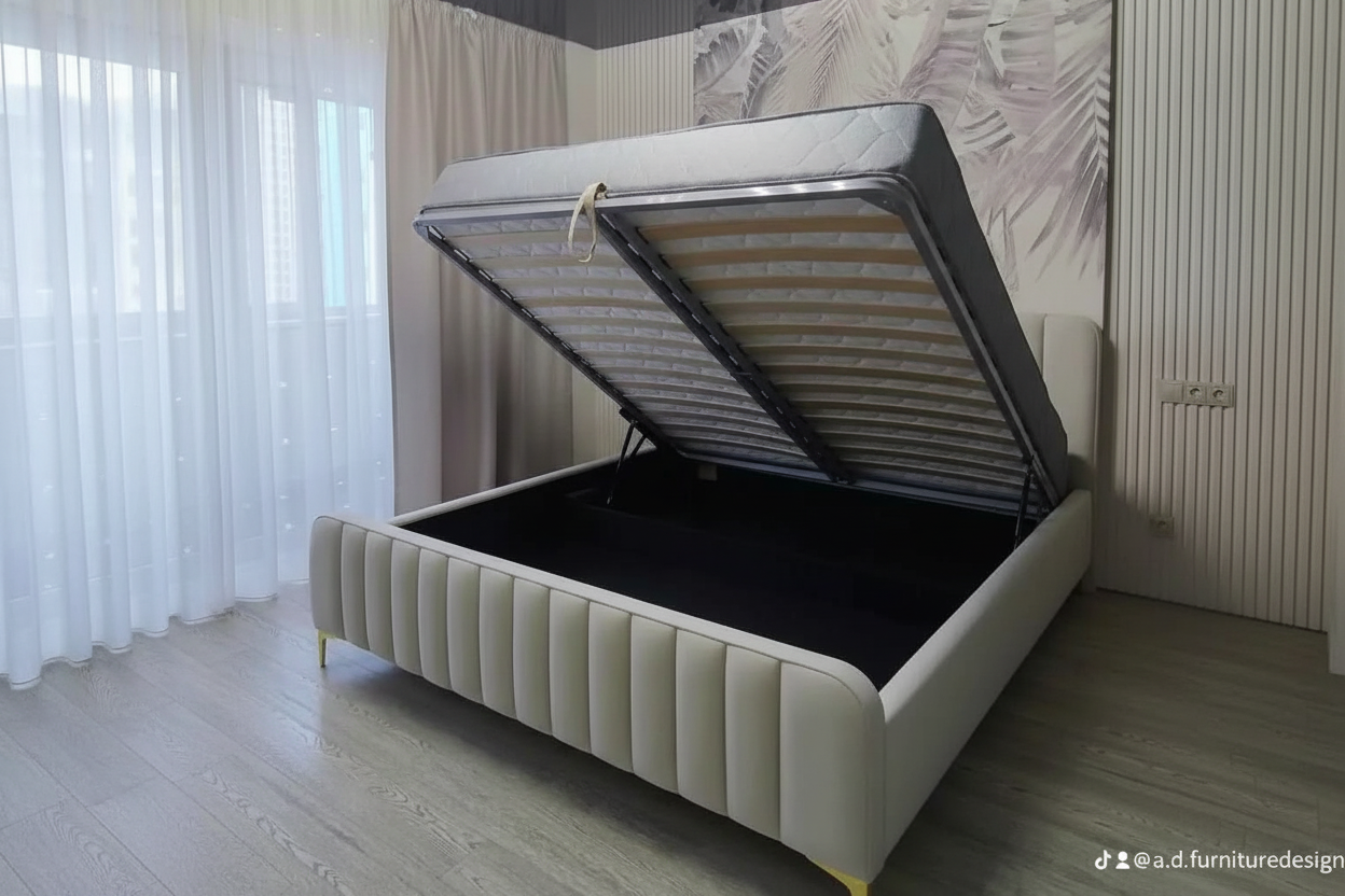 Gray Bed