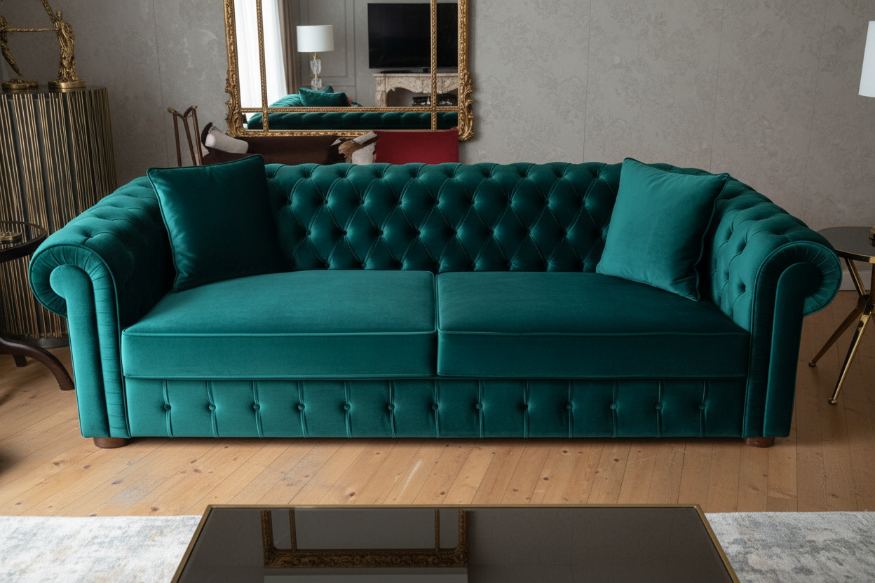 Green 3-Seater