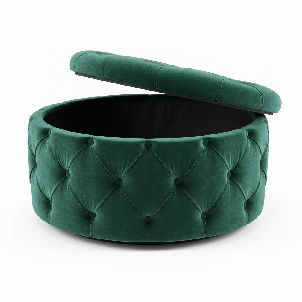 Green Ottoman Open