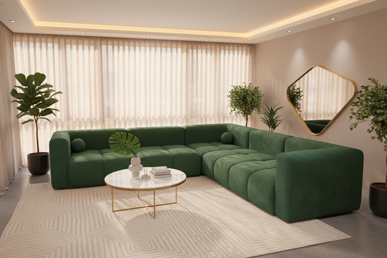 Green Sofa Living Room