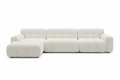 Cloud Bubble Grid Sectional - full front view