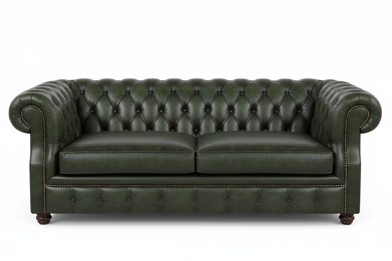 Churchill Chesterfield Sofa - full front view