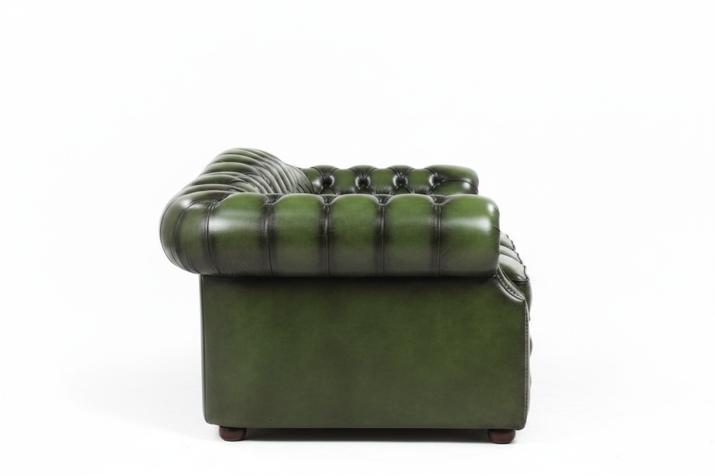 Churchill Chesterfield Sofa - side profile view