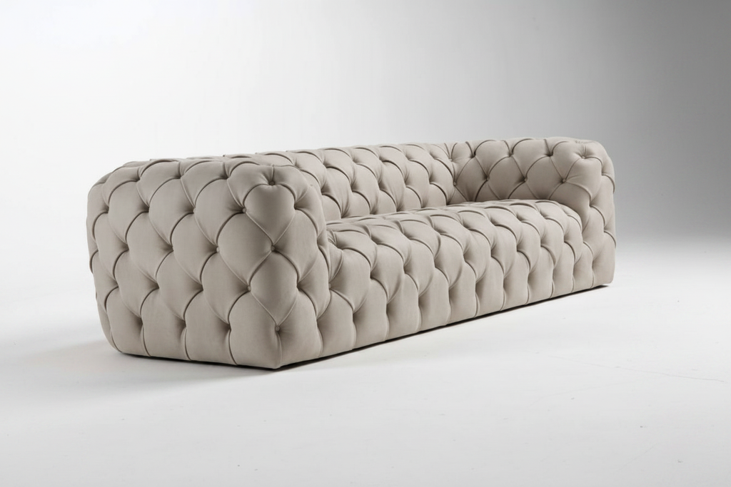 Fully Tufted Chesterfield Sofa