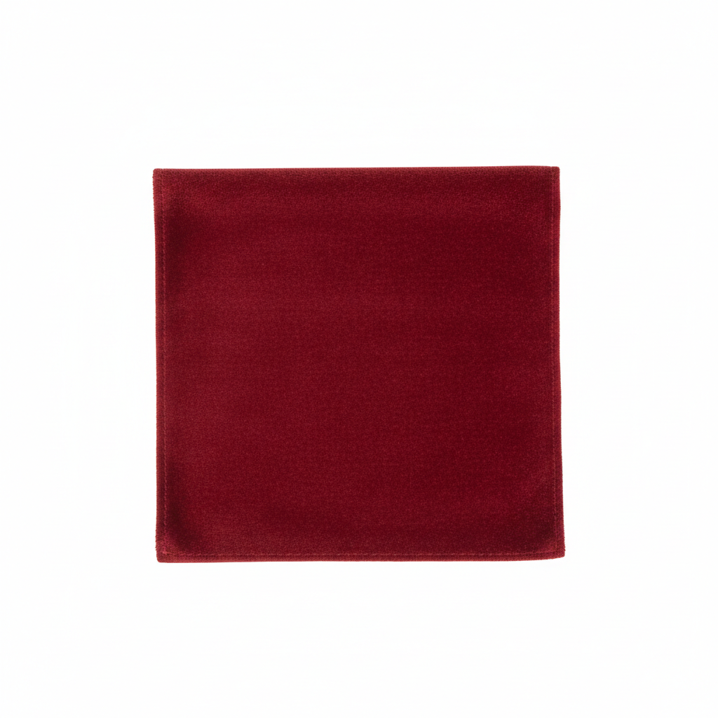 Nova Channel Tufted Sofa - Velvet Red