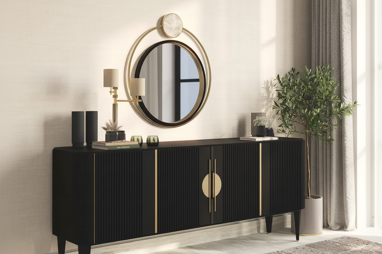 Aurelius Sideboard - Black Finish