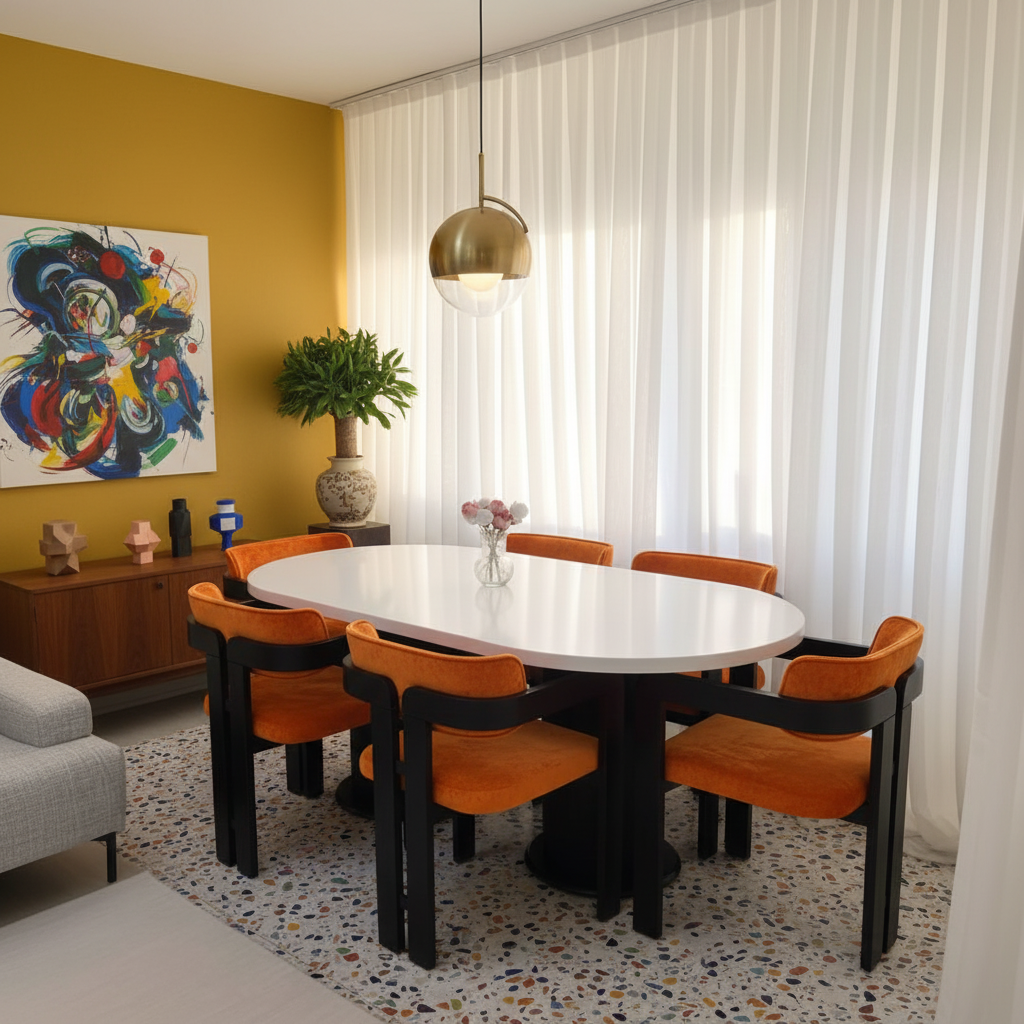 Diamond Oval Dining Room Set