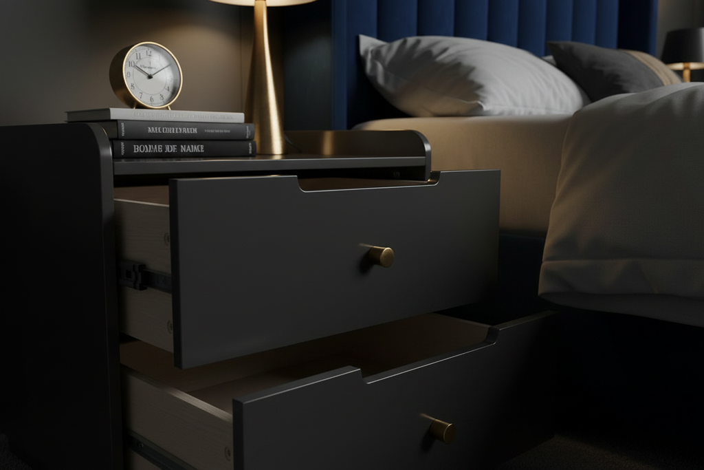 Two-Drawer Bedside Table